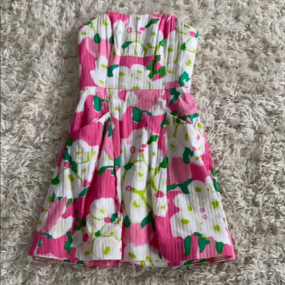 strapless Lily Pulitzer Dress